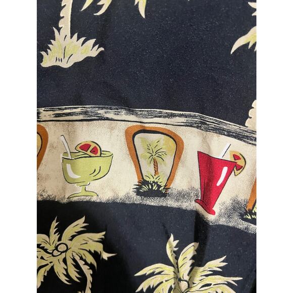 Pierre Cardin Tropical Cocktails Shirt XL - Picture 5 of 7